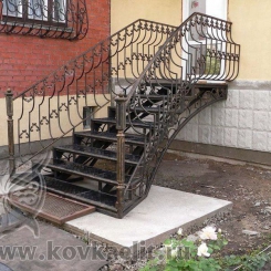 Кованые перила Эконом КПЭ_21