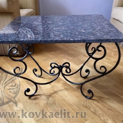 Кованый стол и стулья КСС_23