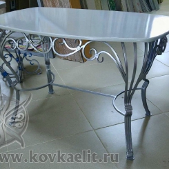Кованый стол и стулья КСС_34