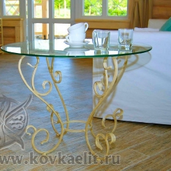 Кованый стол и стулья КСС_35