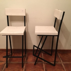 Барный стул со спинкой LOFT_9
